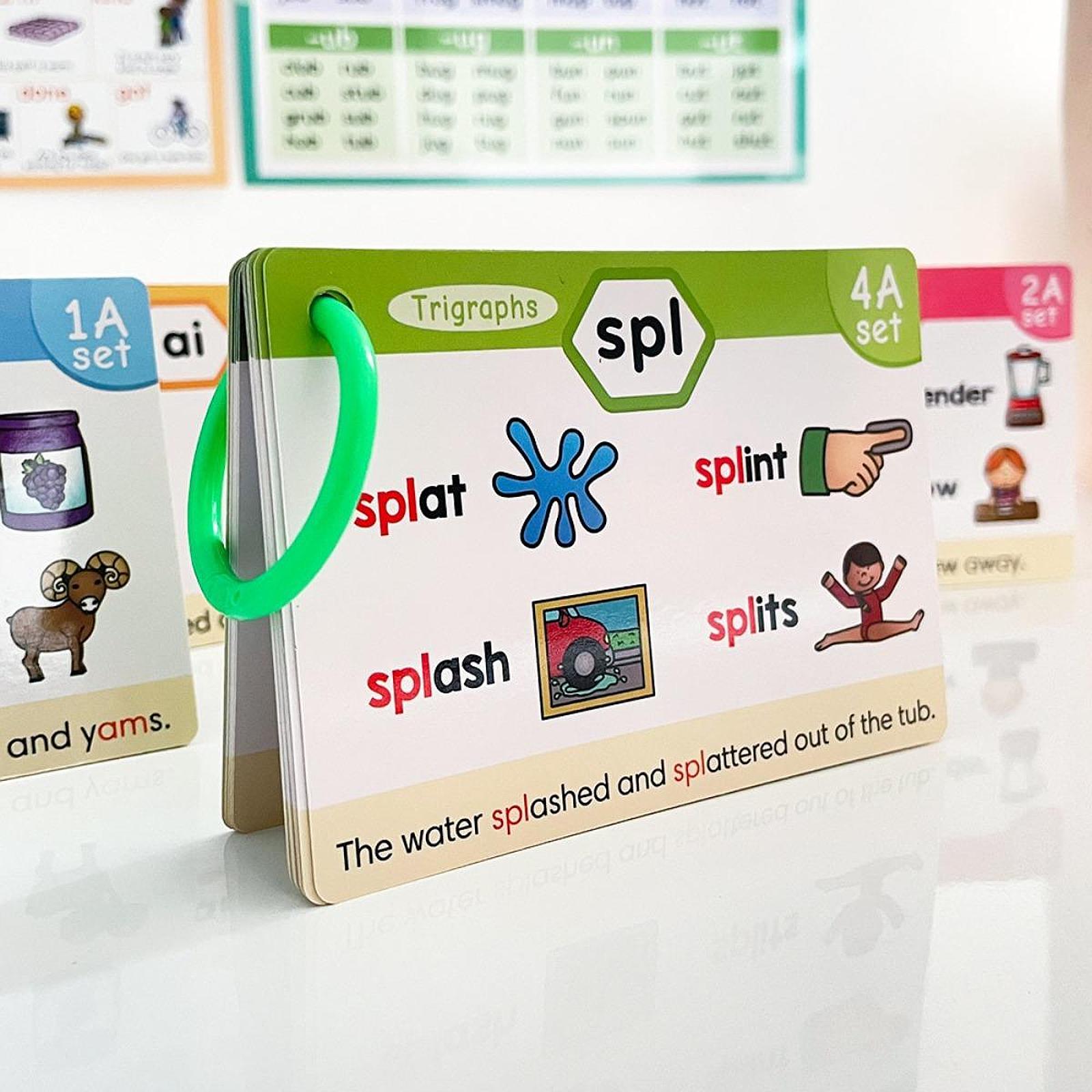 Phonics Card Game - Cartes flash de phonétique : sons