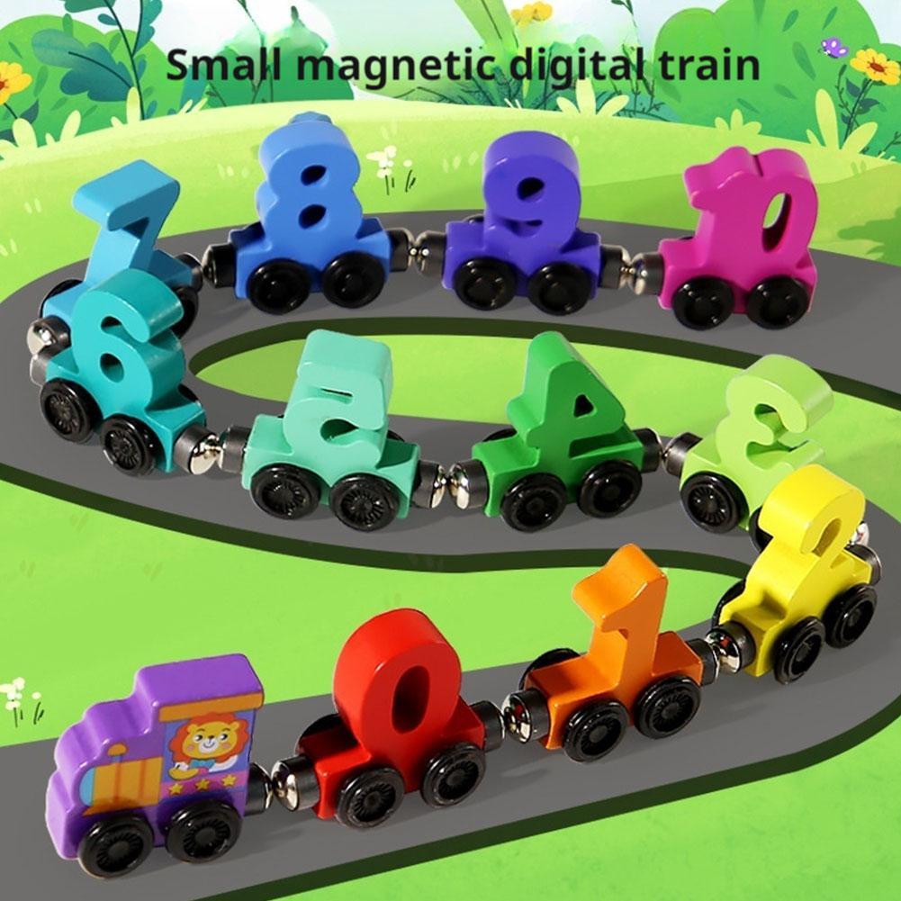 Kids Education Number - Ensemble de Train à chiffres magnétiques