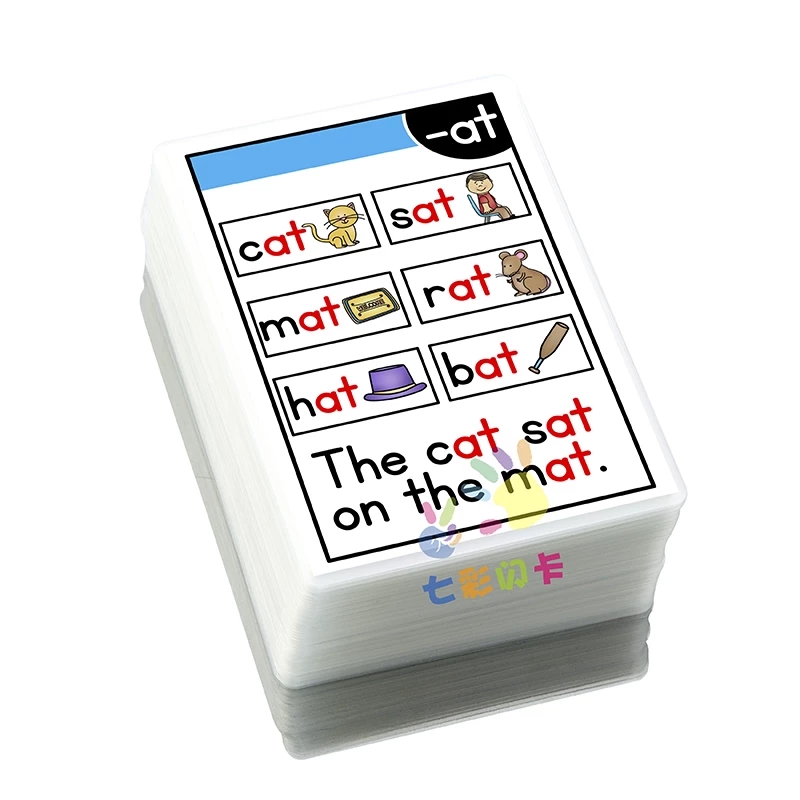 Phonics Card Game - 107 pièces cartes phoniques racines pour