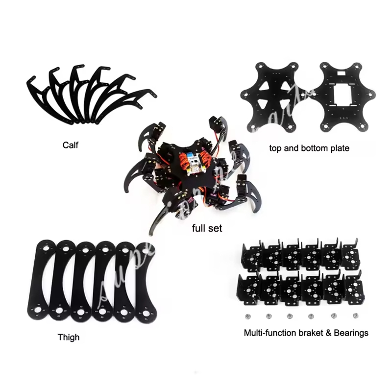 Coding Robot Toy - Support d'araignée hexagonale en aluminium 18