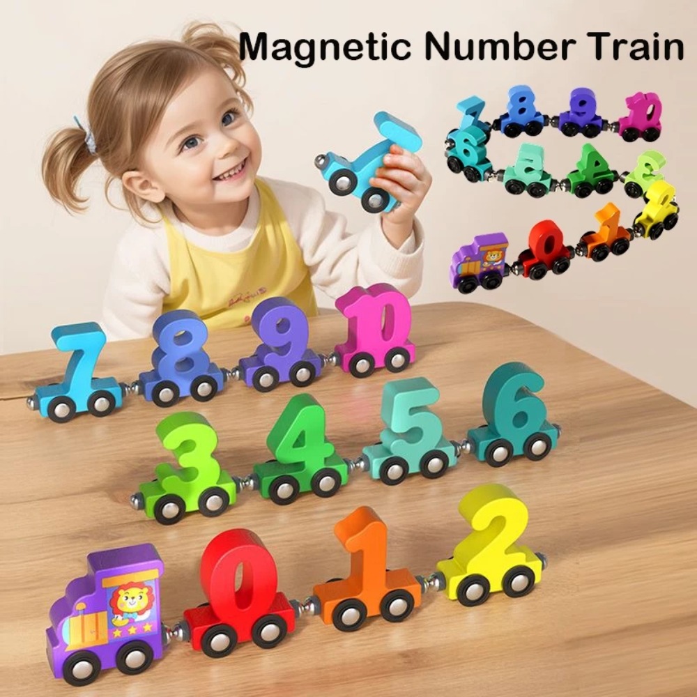 Kids Education Number - 1 ensemble de jouets de train