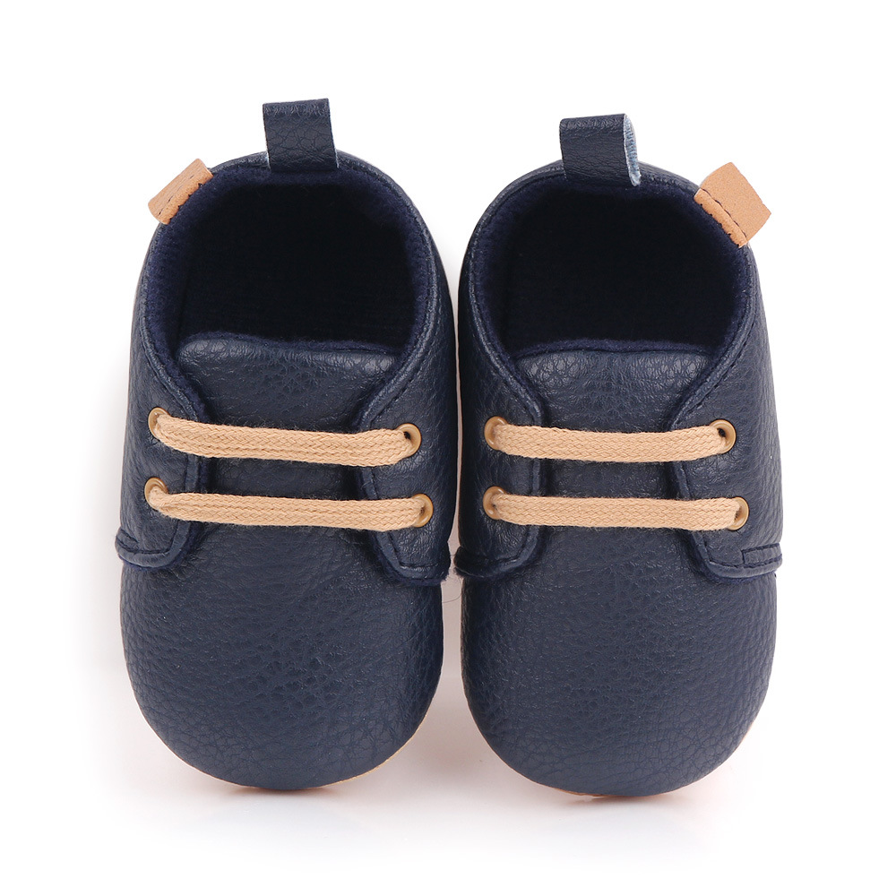 Kids First Education - Chaussures de berceau décontractées en cuir