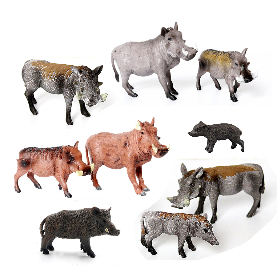 Kids Education Picture - Figurines de sanglier en plastique pour