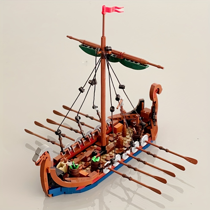 Kids Education Allowance - MOC – bateau Viking médiéval, 463