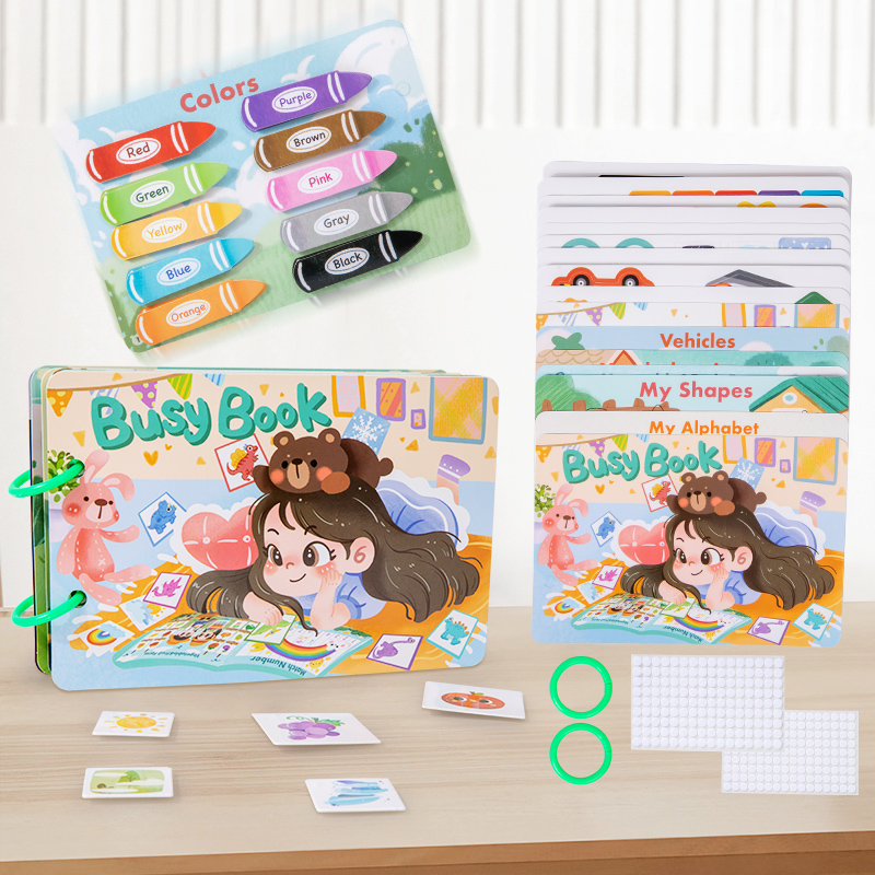 Kids First Education - Livre d'activités Montessori pour enfants, mon