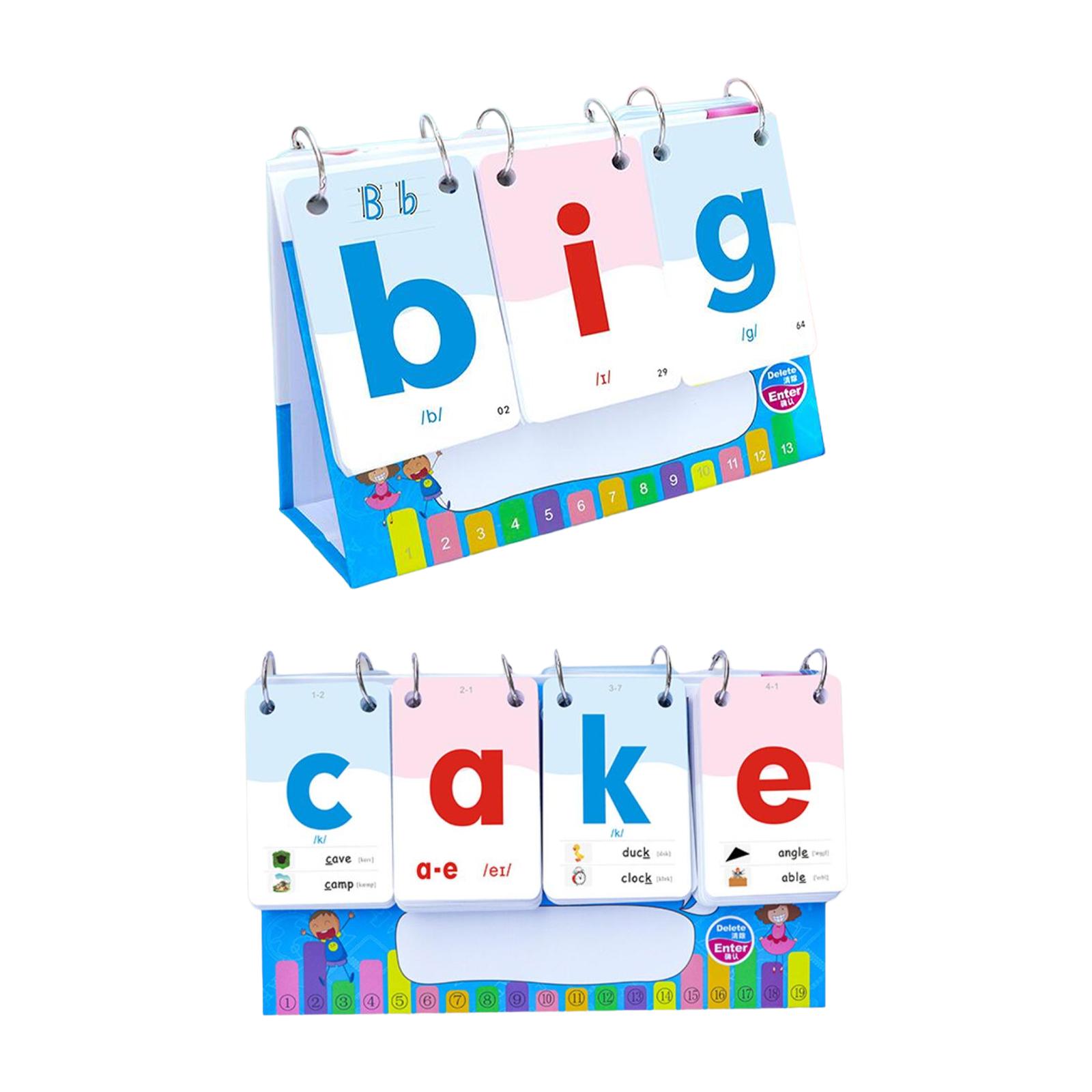 Phonics Card Game - Flashcards alphabet phonétique pour tout-petits, jeux