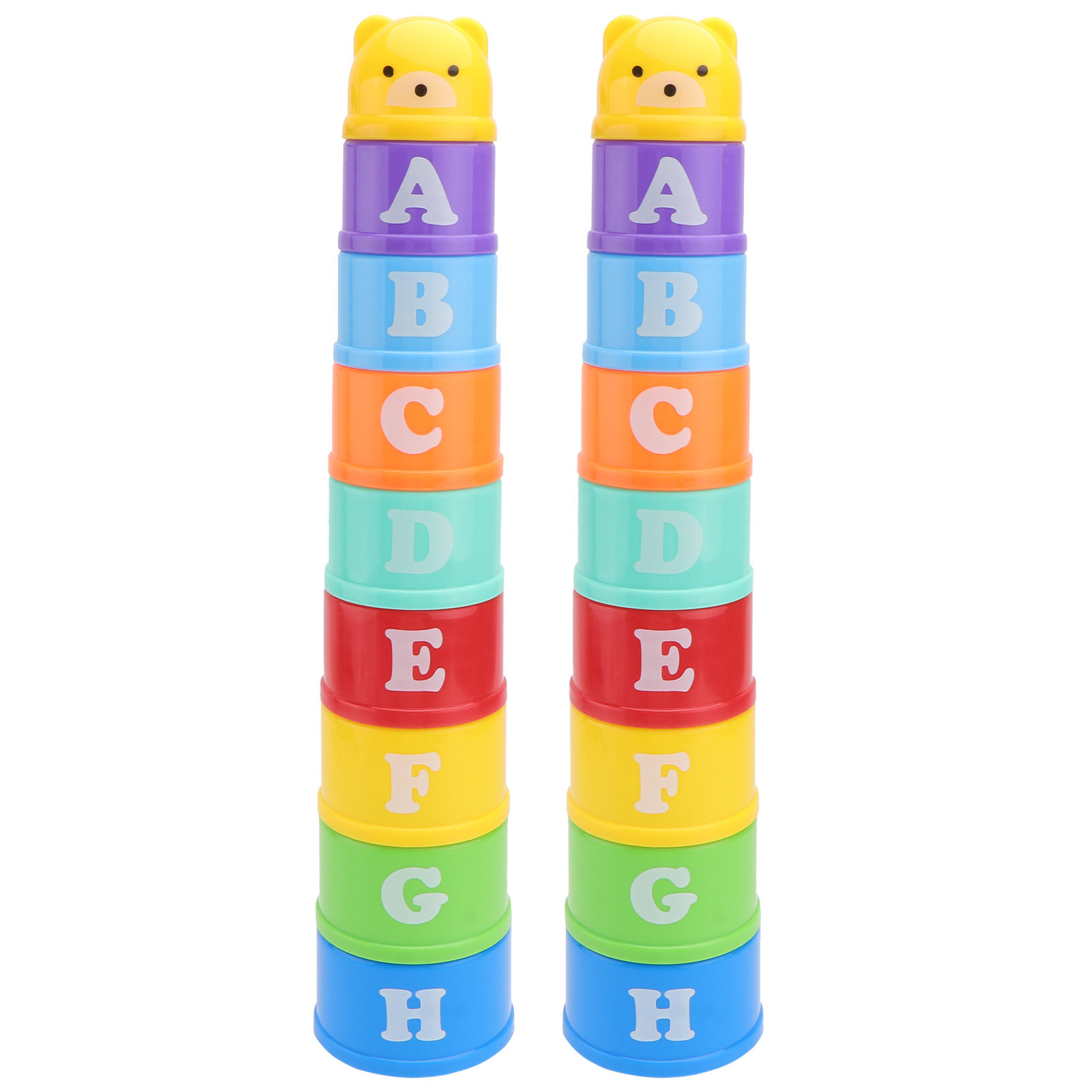 Kids Education Number - 2 ensembles de blocs empilables avec