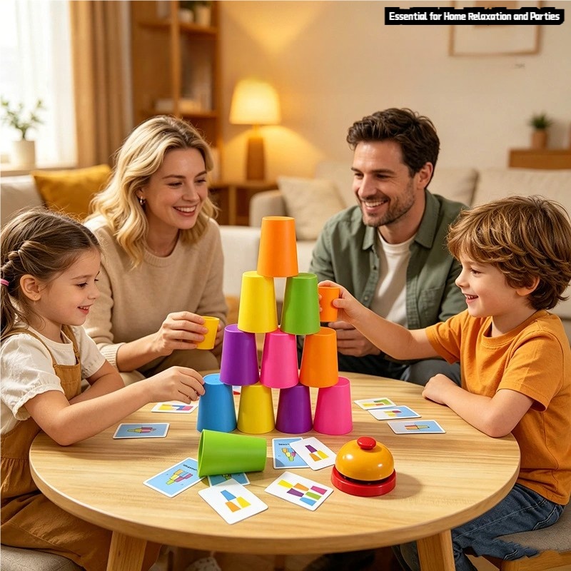 Kids Education Help - Jeu de tasses à empiler rapide