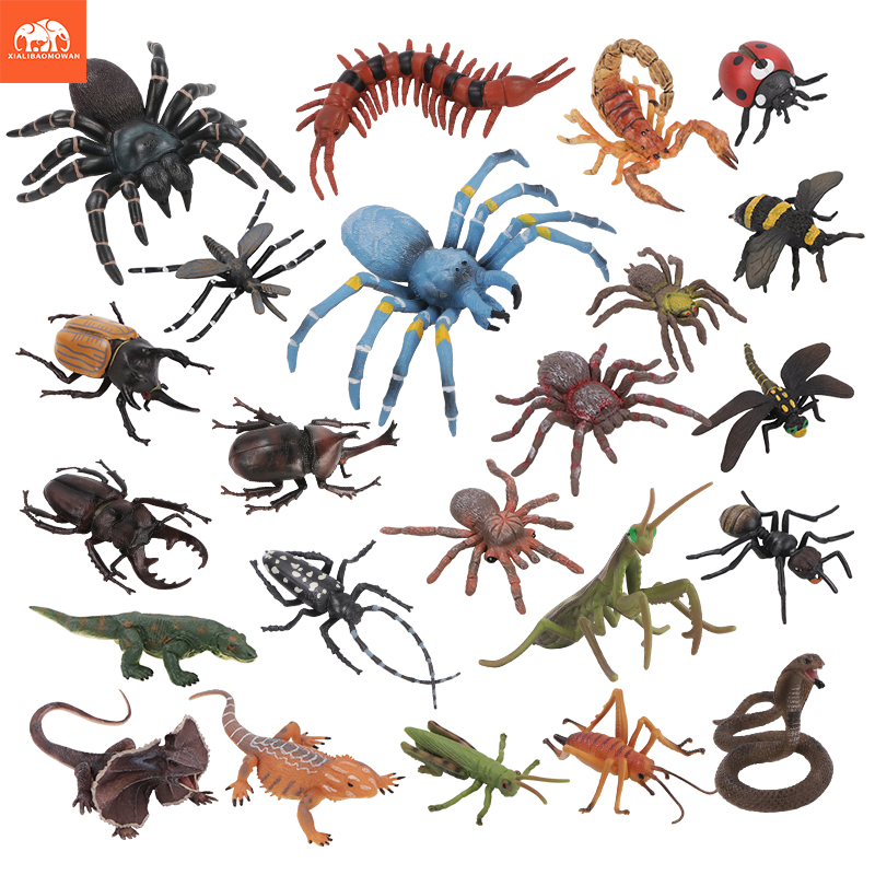 Kids First Education - Ensemble de figurines d'insectes et d'animaux