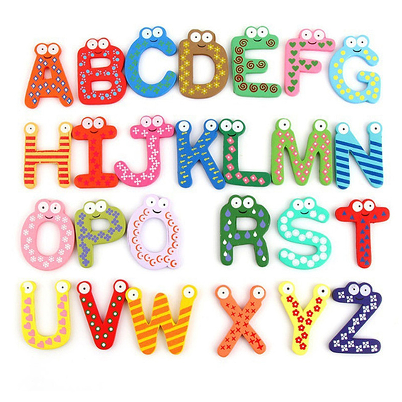 Magnetic Letter Board - Aimants de réfrigérateur magnétiques en bois