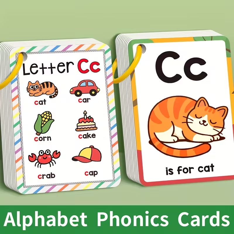 Cartes flash d'alphabet phonét - Phonics Card Game avis et prix