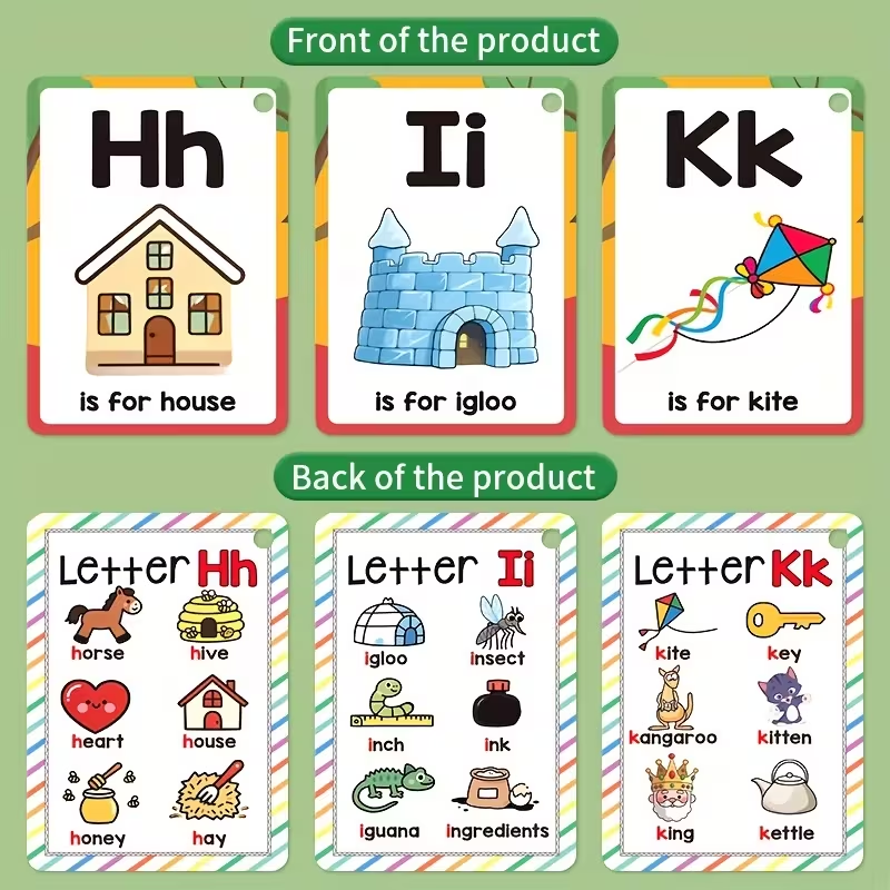 Cartes flash d'alphabet phonét - Phonics Card Game avis et prix