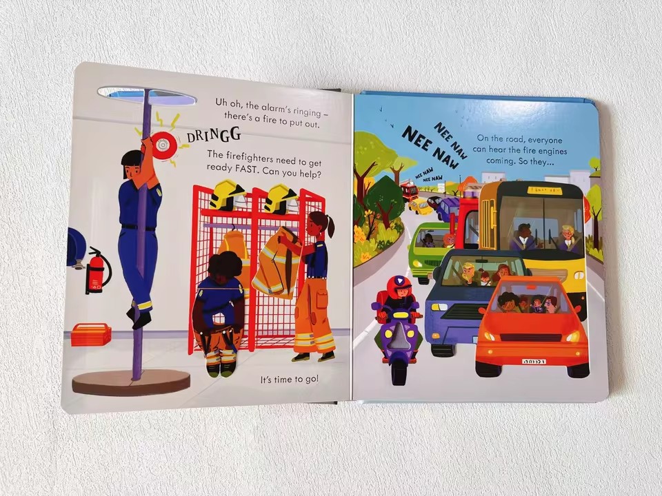 Usborne Peep Inside How A Fire - Kids Education Picture avis et prix