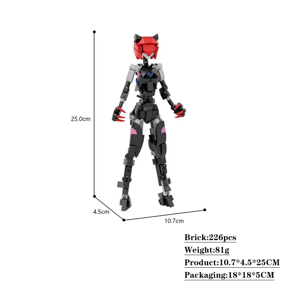 Modèle de robot féminin MOC Ca - Coding Robot Toy avis et prix