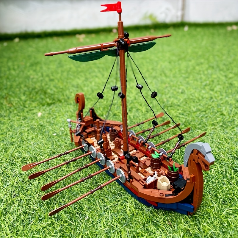 MOC – bateau Viking médiéval,  - Kids Education Allowance avis et prix