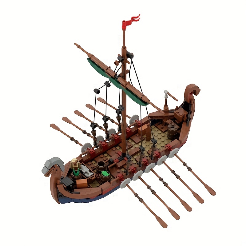 MOC – bateau Viking médiéval,  - Kids Education Allowance avis et prix