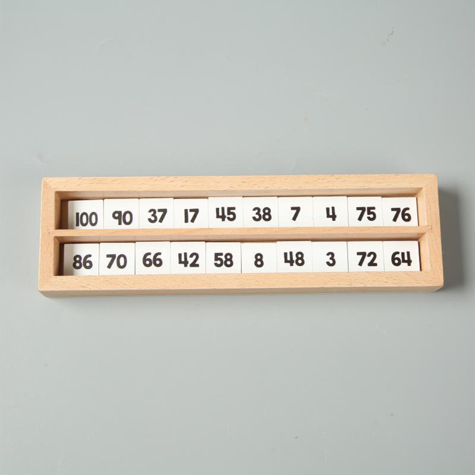 Tableau de nombres en bois de  - Kids Education Number avis et prix