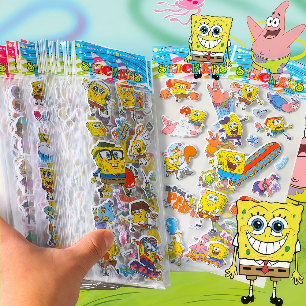 Lot de 12 autocollants 3D Bob  - Kids First Education avis et prix